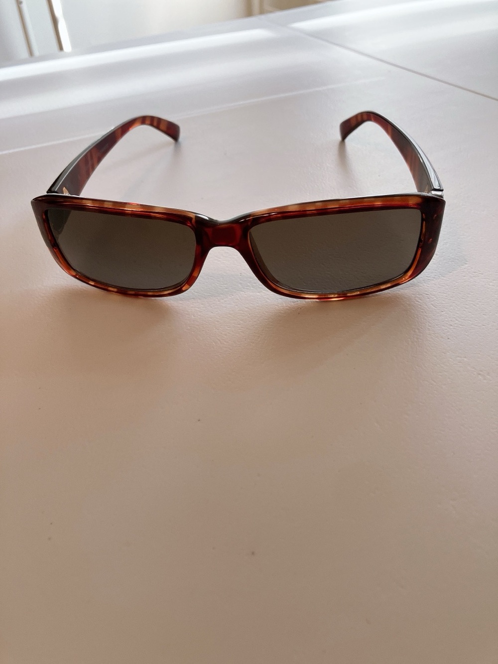 •SOLDVintage 90s CK Calvin Klein Tortoise Shell Square Rectangle Sunglasses•SOLD - Picture 4 of 13